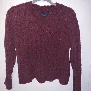 American Eagle Maroon Sweater
